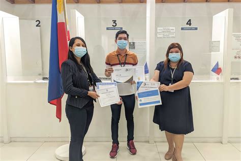 DFA Consular Office in Tagum Awards Personnel Who .